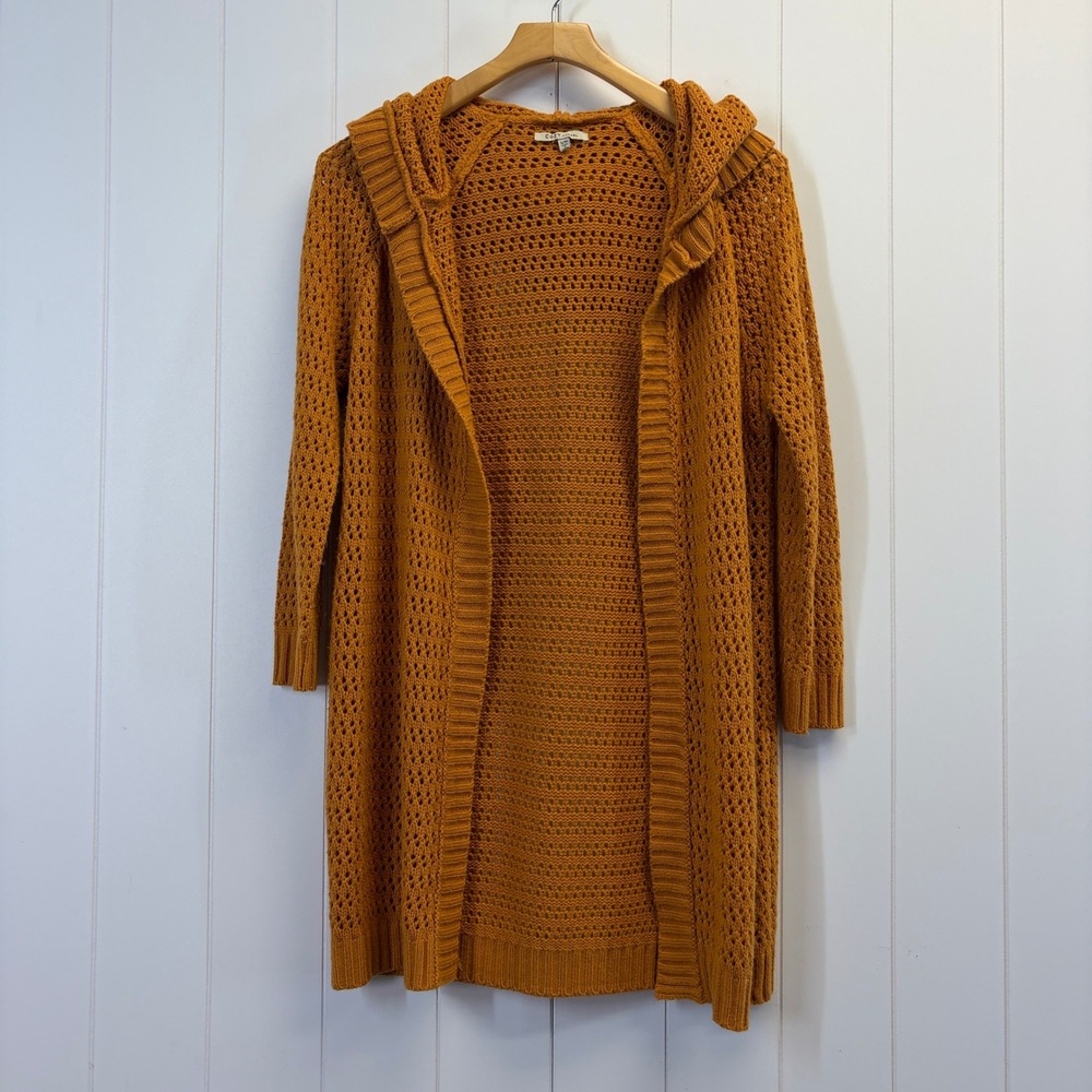 Cozy Casual Y2K Boho Layering Cardigan Hoodie Sweater Women S/M Indie Hipster